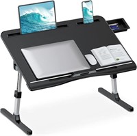 HETTHI Bed Desk for Laptop, Adjustable Laptop