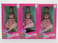 Barbie Parisian Dolls Of The World 1990  Lot (3)