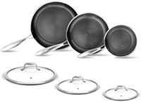 6-Piece Cookware Set Stainless Steel - Triply
