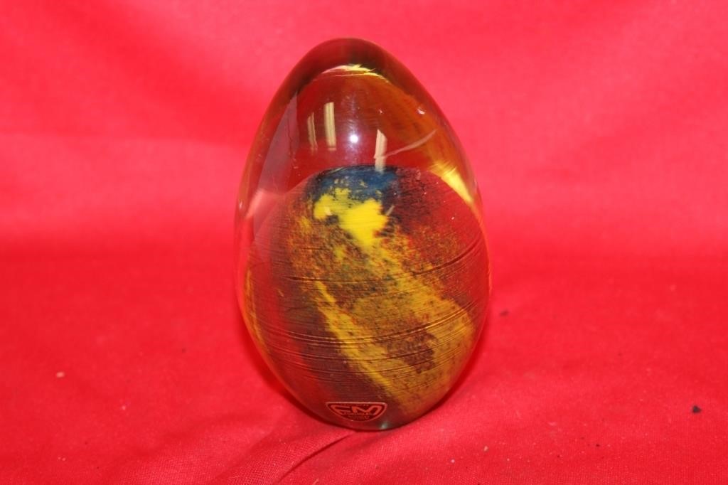 A Konstaglas Paperweight