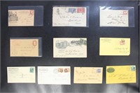 US Stamps 10 Advertising Covers, mostly late 19th