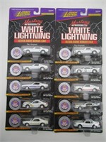 Johnny Lightning Mustang Classics White Bonus Set