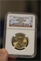 NGC Graded 2014-P Warren Harding $1.00 Coin