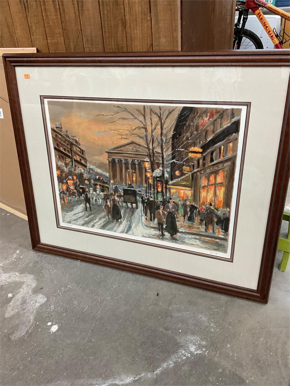 Boyer Signed Framed Print with  CoA