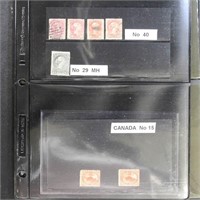 Canada Stamps Classic Used issues with duplication