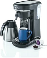 Mr. Coffee Pod + 10-Cup Space-Saving Coffee Maker