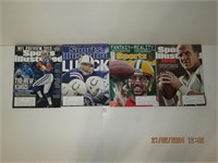 4 Sports Illustrated Magazines