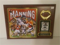 Bronco  Peyton Manning Plaque
