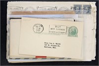 US & Worldwide Perfin Stamp Collection on Covers a
