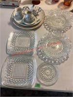 Assorted Glass Dishes & China