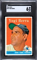 1958 Topps Yogi Berra 370 Grade 6