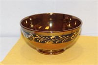 A Lusterware Ceramic Bowl