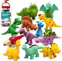 No Hole Baby Dinosaur Bath Toys for Toddler