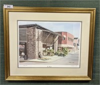 "THE MARKET" SIGNED PRINT
