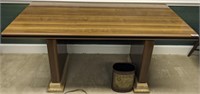 OAK CONFERENCE TABLE