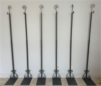 Powder-Coated Iron Display Hooks