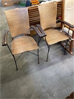 Pair of Pier 1 Wicker Chairs