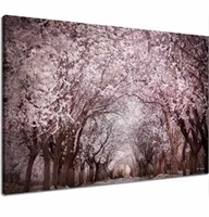 Ehren Sakura Trees On Canvas by Masafarnorth