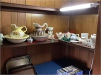 Assoreted China, Tea Pots, & Decor