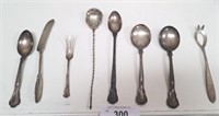 GROUP OF STERLING FLATWARE, APPROX 7.5 OZ
