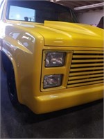 1982 Chev Pickup Canary Yellow with Gold pearl..