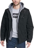 Levi's Men's Washed Cotton Military Jacket with