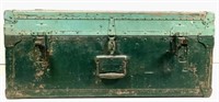 Antique Army Military Foot Locker/ Trunk
