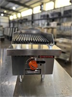 New Sierra 12” CHARGRILL Nat Gas w Propane Convers
