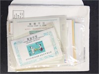 Korea Stamps Souvenir Sheets Mint NH in mix of gla