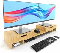 Elephance Dual Monitor Stand Riser with