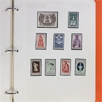 Vatican City Stamps 1950s - 1970s Mint NH on pages