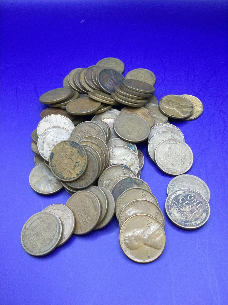 Unsearched Early U.S. Wheat back Penny collection
