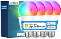 NEW $50 4 Pack Smart Light Bulb Works with Apple