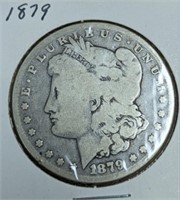 1879 MORGAN SILVER DOLLAR