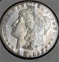 1881 S MORGAN SILVER DOLLAR