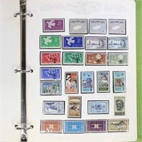 Cyprus Stamps 1940s - 1970s Mint NH on pages in al