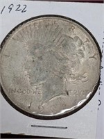 1922 PEACE DOLLAR