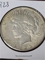 1923 PEACE DOLLAR