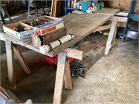 (2) 4' Saw Horses & 8' Boards