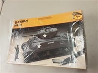 SHERMAN M4 A1 TANK MODEL VINTAGE MOSTLY SEALED