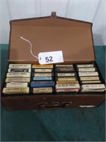 8 Track Tapes in Case
