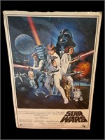 STAR WARS POSTER 1977 HARRISON FORD HAMILL FISHER