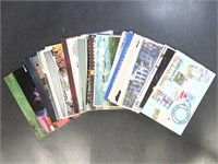 US Postcards 975+ Used Continental sized Postcards