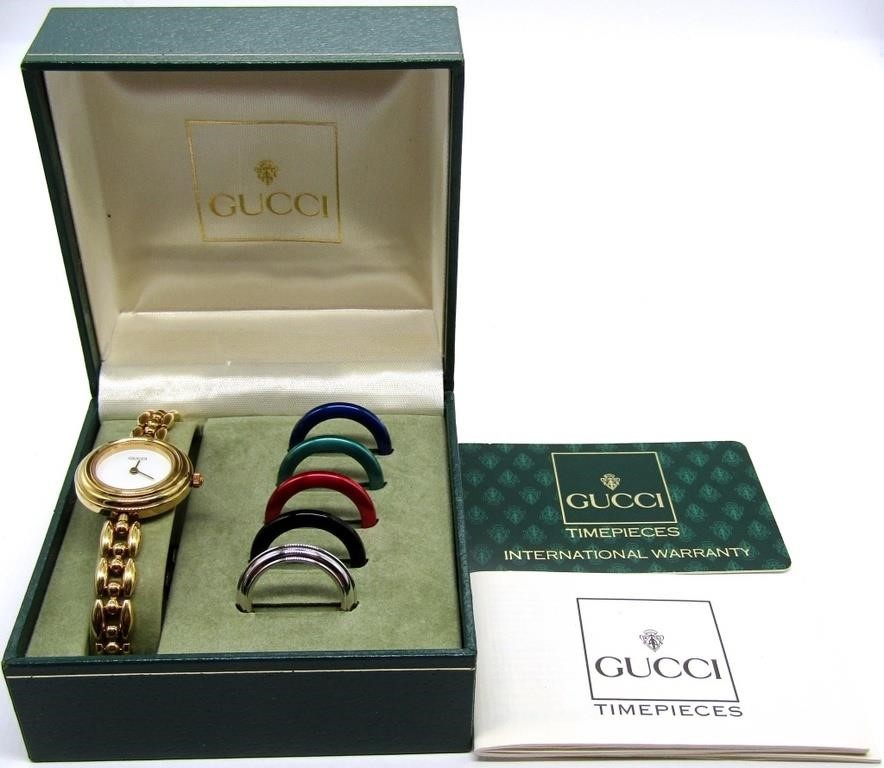Gold Plated Gucci Ladies Set