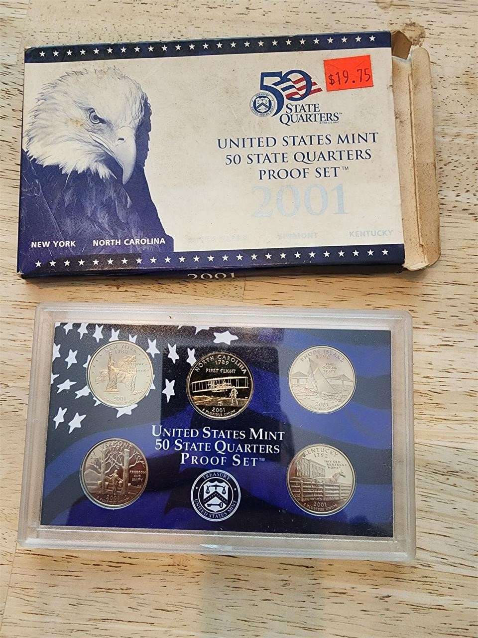 2001 State Quartes Mint set