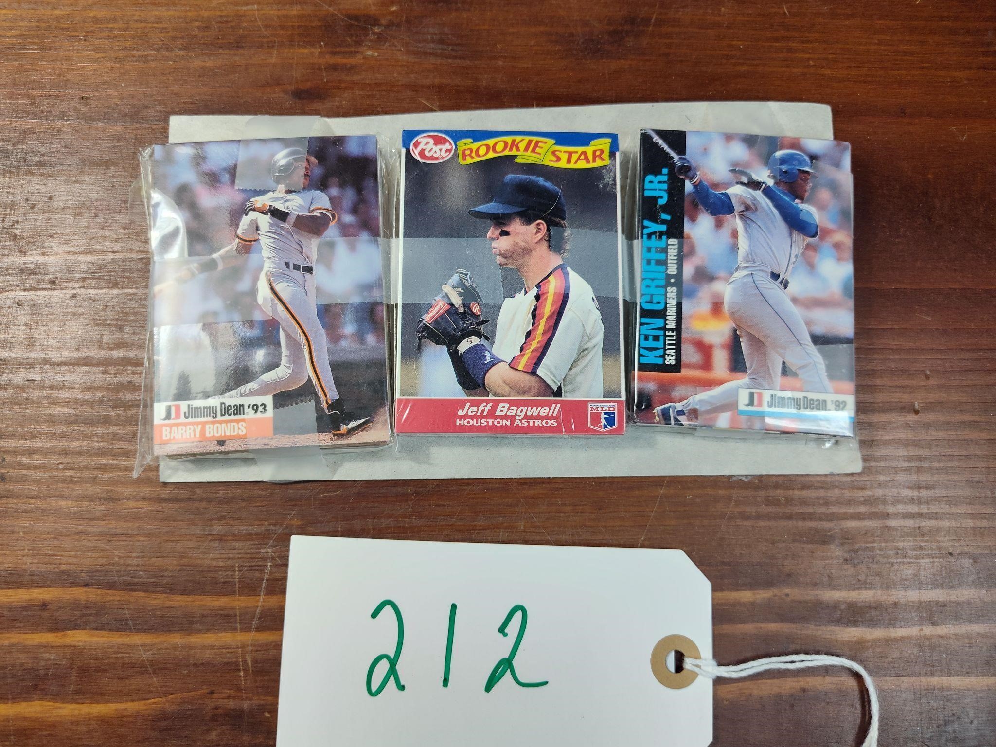 Early 90's Jimmy Dean & Post Baseball Card Sets