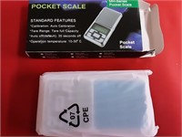 POCKET SCALE  (NEW NEVER USED)