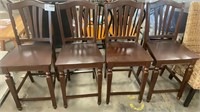1 LOT 4-CHELSEA COUNTER HEIGHT CHAIR.