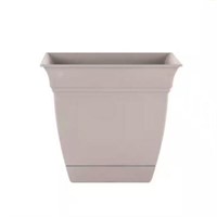 10" PLASTIC PLANTERS x 2