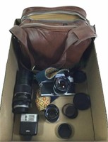 Minolta Srt100, Camera, Lenses, Case